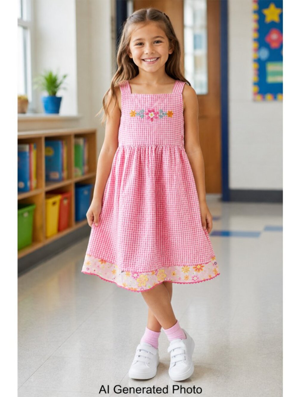 Youngland Gingham Dress Size 6X